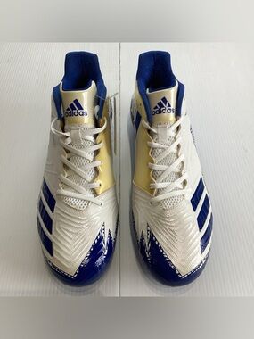 Adidas Freak x Carbon Low Football Cleats Blue White Cream Men Sz 14 New BY3099